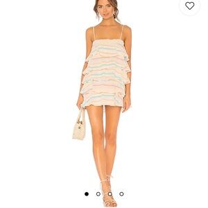 Liv Dress in Spring Rainbow - Tiered Ruffle Dress